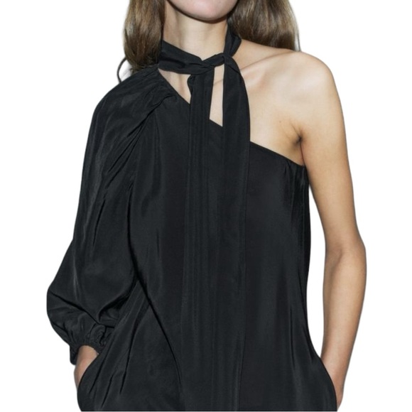 Zara Studio Limited Edition Asymmetrical Maxi Dress - Picture 3 of 16